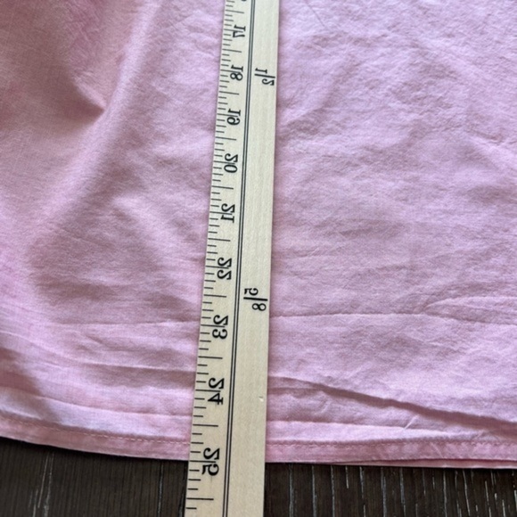 J.Crew Pastel Pink Long Sleeve Top with Bell Sleeve and Tie Finish - Picture 10 of 14